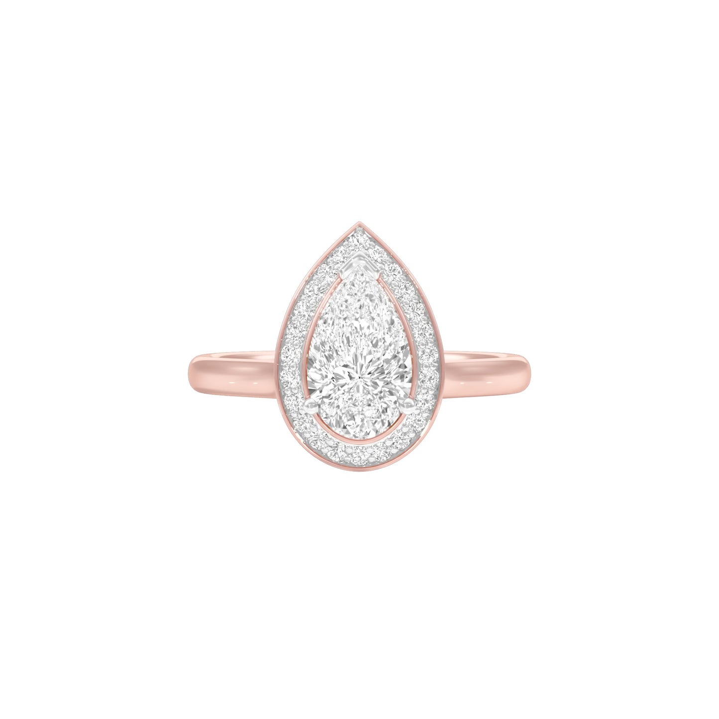 Purely Ours Diamond Engagement Ring 18 KT / Rose Gold / 22
