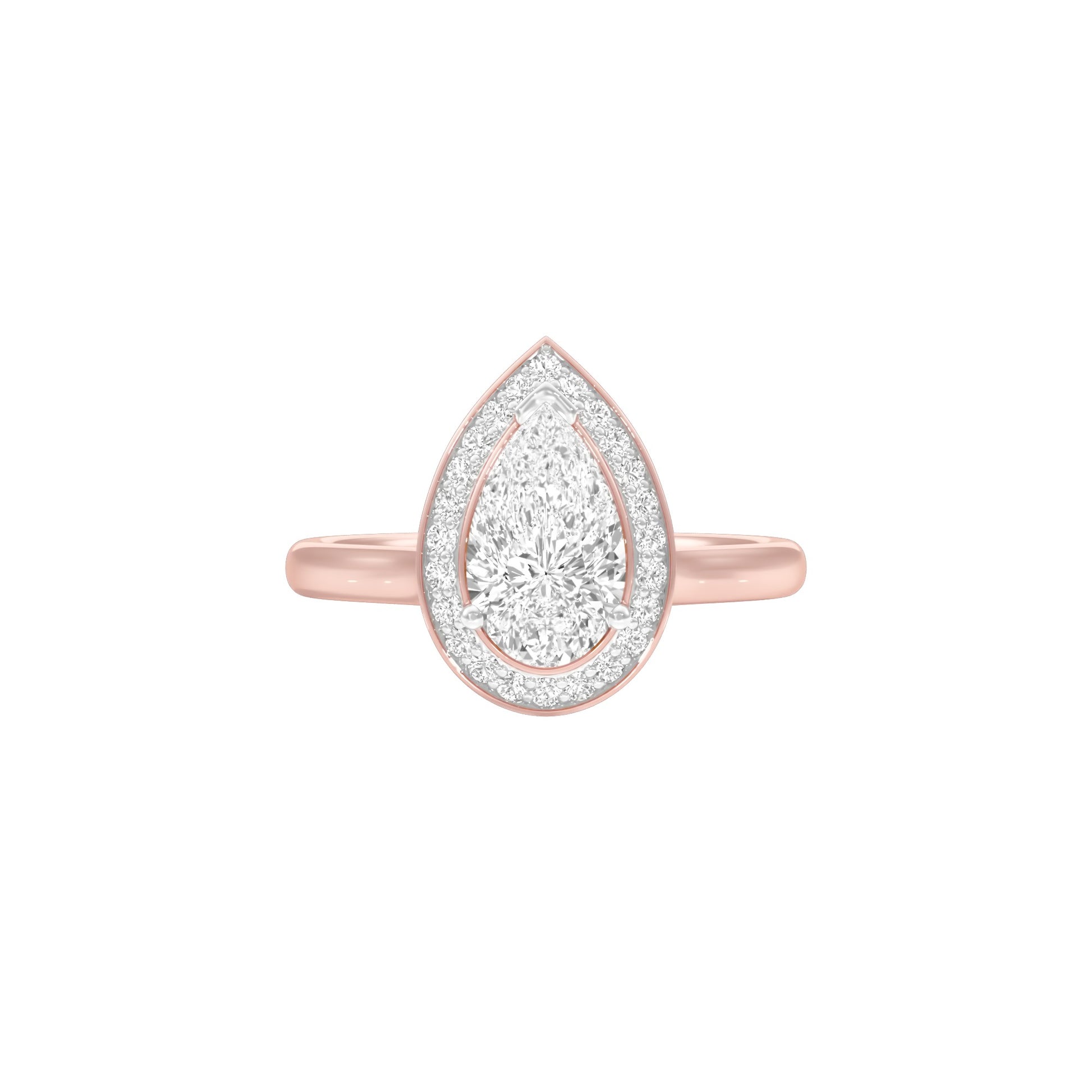 Purely Ours Diamond Engagement Ring 18 KT / Rose Gold / 22