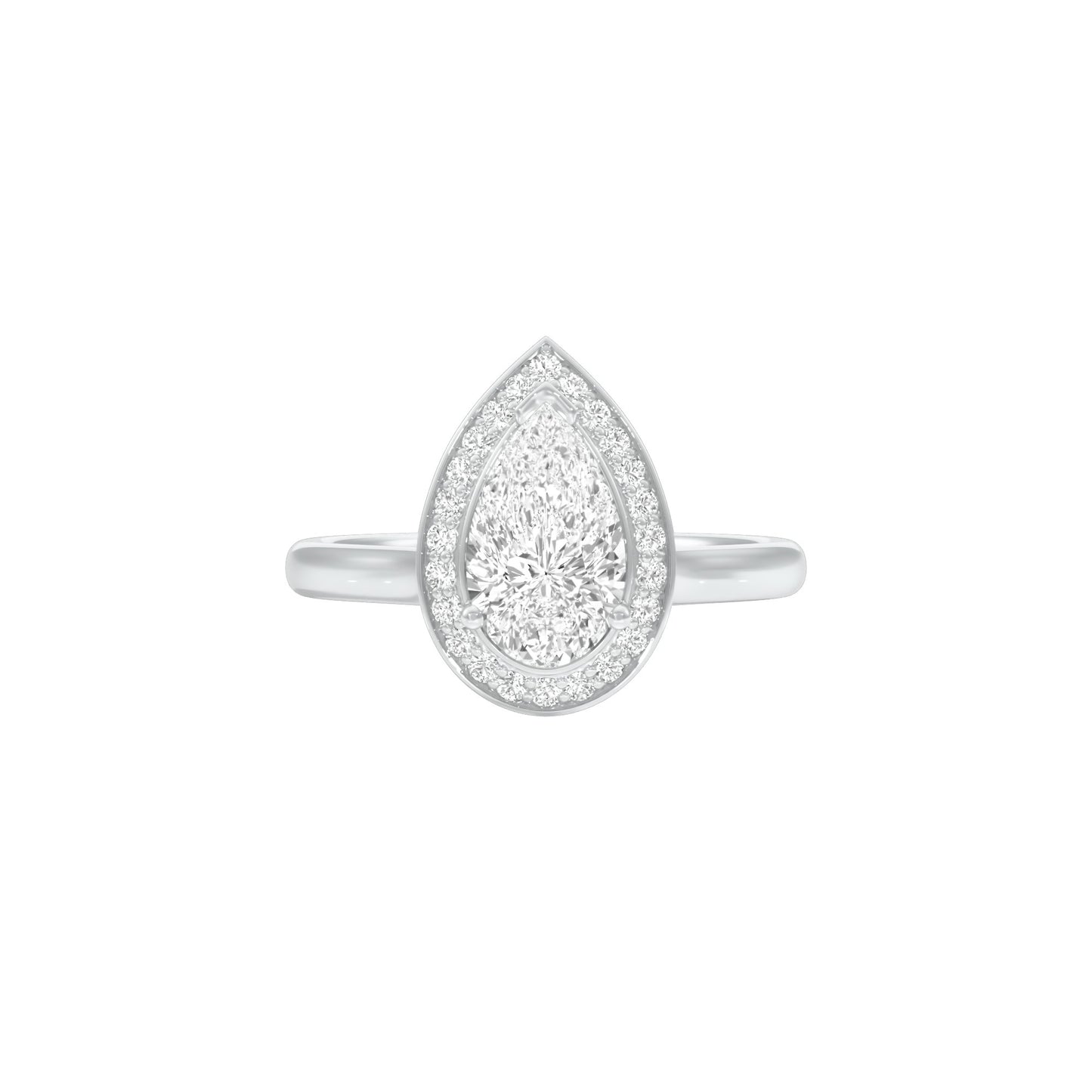 Purely Ours Diamond Engagement Ring 18 KT / White Gold / 22