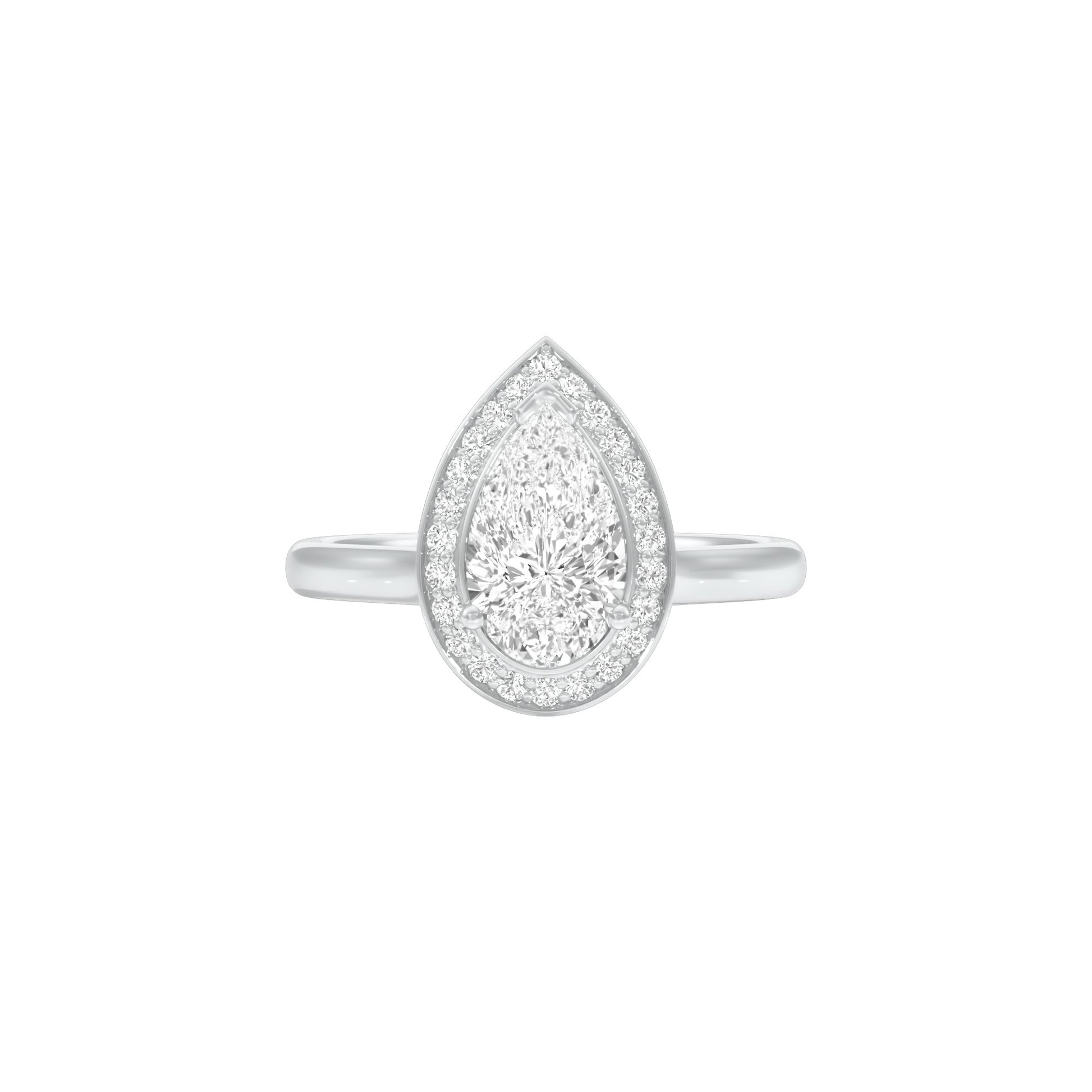 Purely Ours Diamond Engagement Ring 18 KT / White Gold / 22