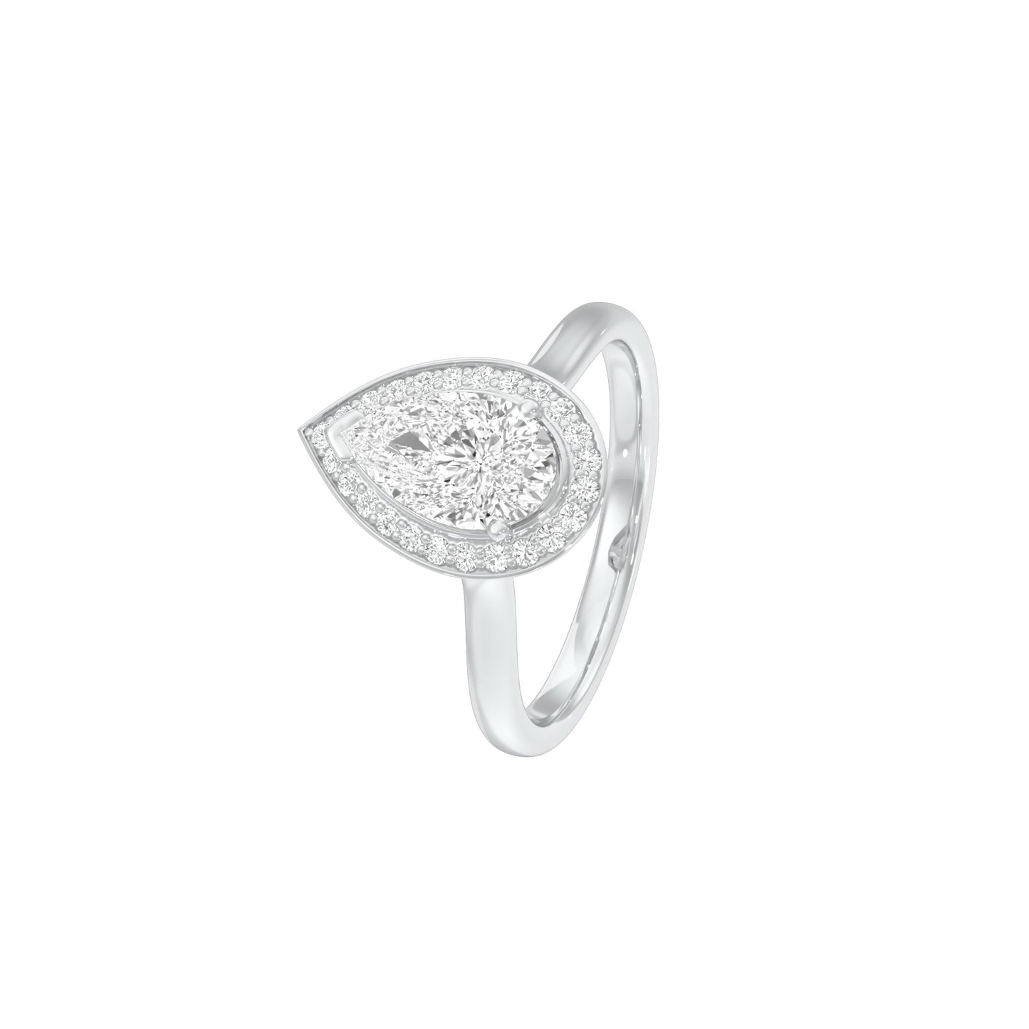 Purely Ours Diamond Engagement Ring 18 KT / White Gold / 22