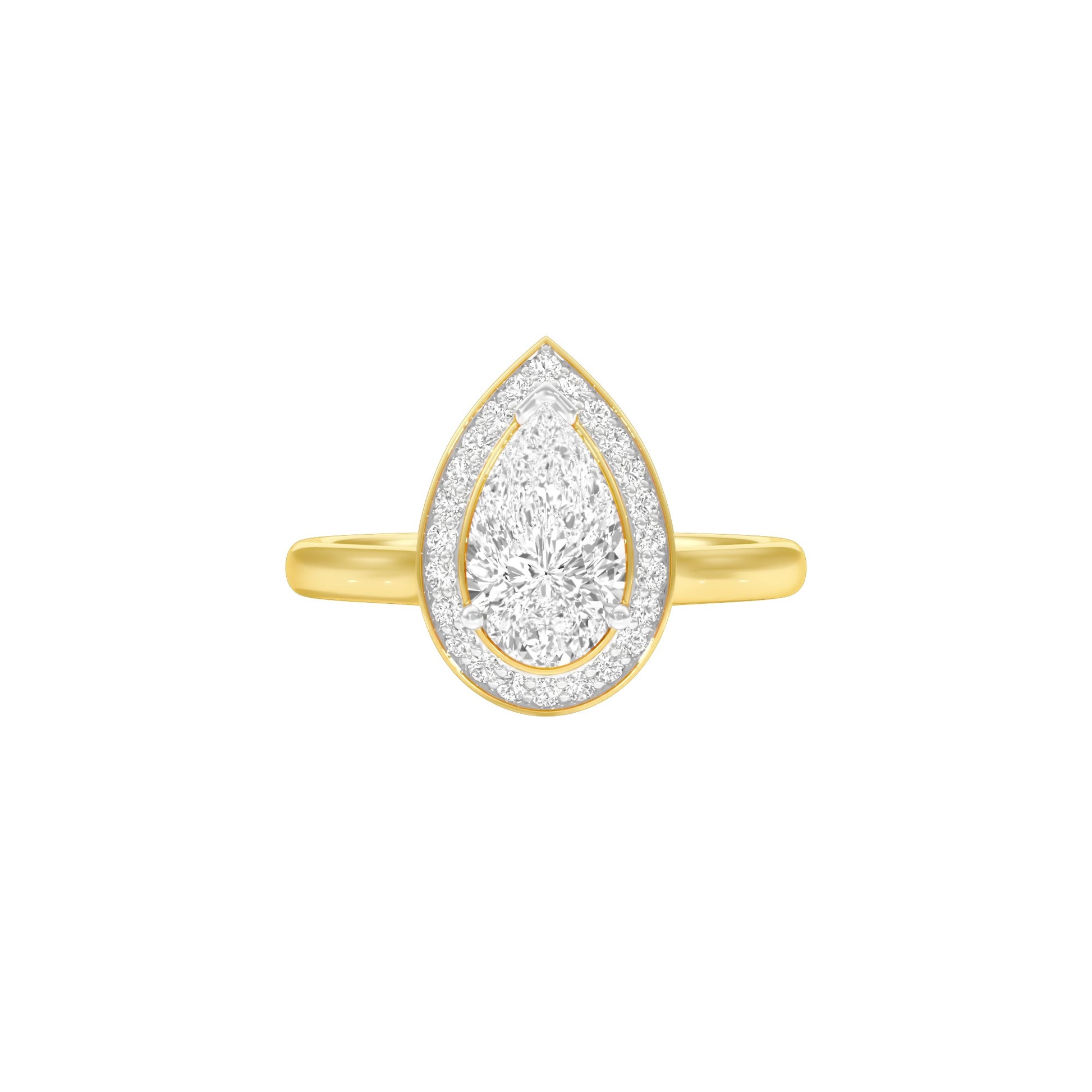 Purely Ours Diamond Engagement Ring 18 KT / Yellow Gold / 22