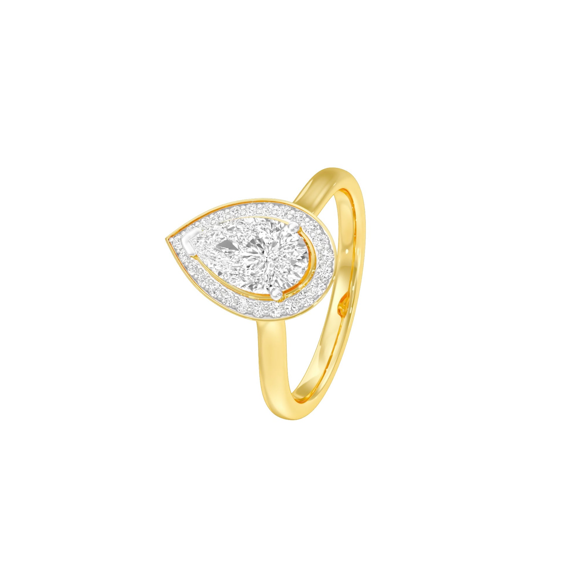 Purely Ours Diamond Engagement Ring 18 KT / Yellow Gold / 22