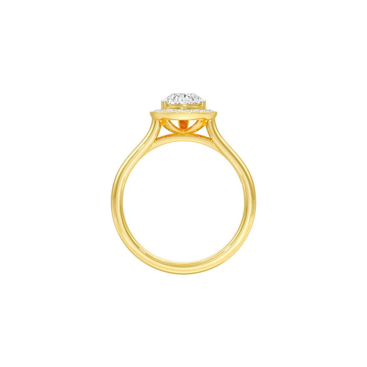 Purely Ours Diamond Engagement Ring 18 KT / Yellow Gold / 22