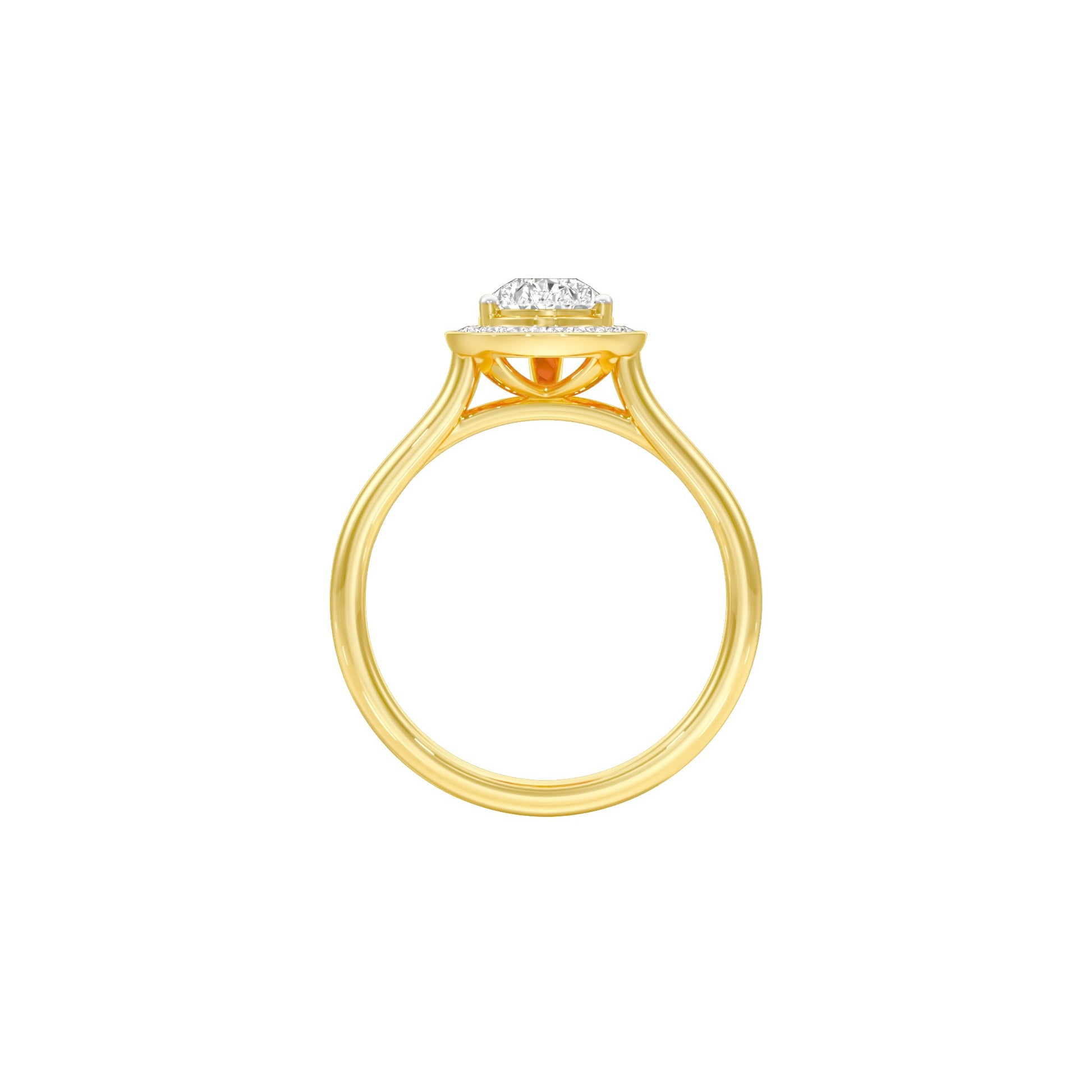 Purely Ours Diamond Engagement Ring 18 KT / Yellow Gold / 22