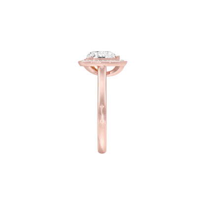 Unwritten Vows Diamond Engagement Ring 18 KT / Rose Gold / 22