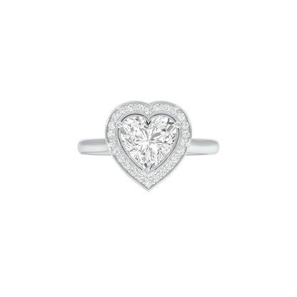 Unwritten Vows Diamond Engagement Ring 18 KT / White Gold / 22