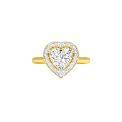 Unwritten Vows Diamond Engagement Ring 18 KT / Yellow Gold / 22