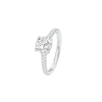 From Now On Diamond Engagement Ring 18 KT / White Gold / 22