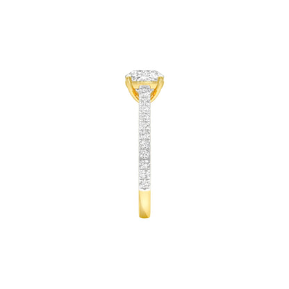 From Now On Diamond Engagement Ring 18 KT / Yellow Gold / 22