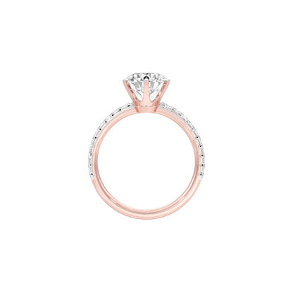 Hitched for Life Diamond Engagement Ring 18 KT / Rose Gold / 22
