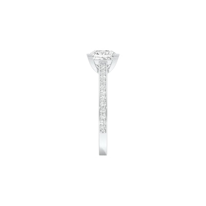 Heart's Desire Diamond Engagement Ring 18 KT / White Gold / 22