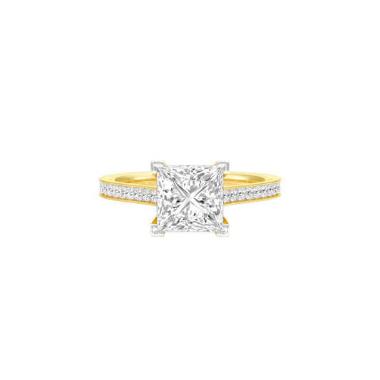 Heart's Desire Diamond Engagement Ring 18 KT / Yellow Gold / 22