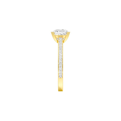 Heart's Desire Diamond Engagement Ring 18 KT / Yellow Gold / 22