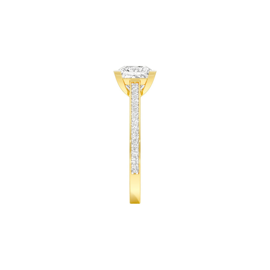 Heart's Desire Diamond Engagement Ring 18 KT / Yellow Gold / 22