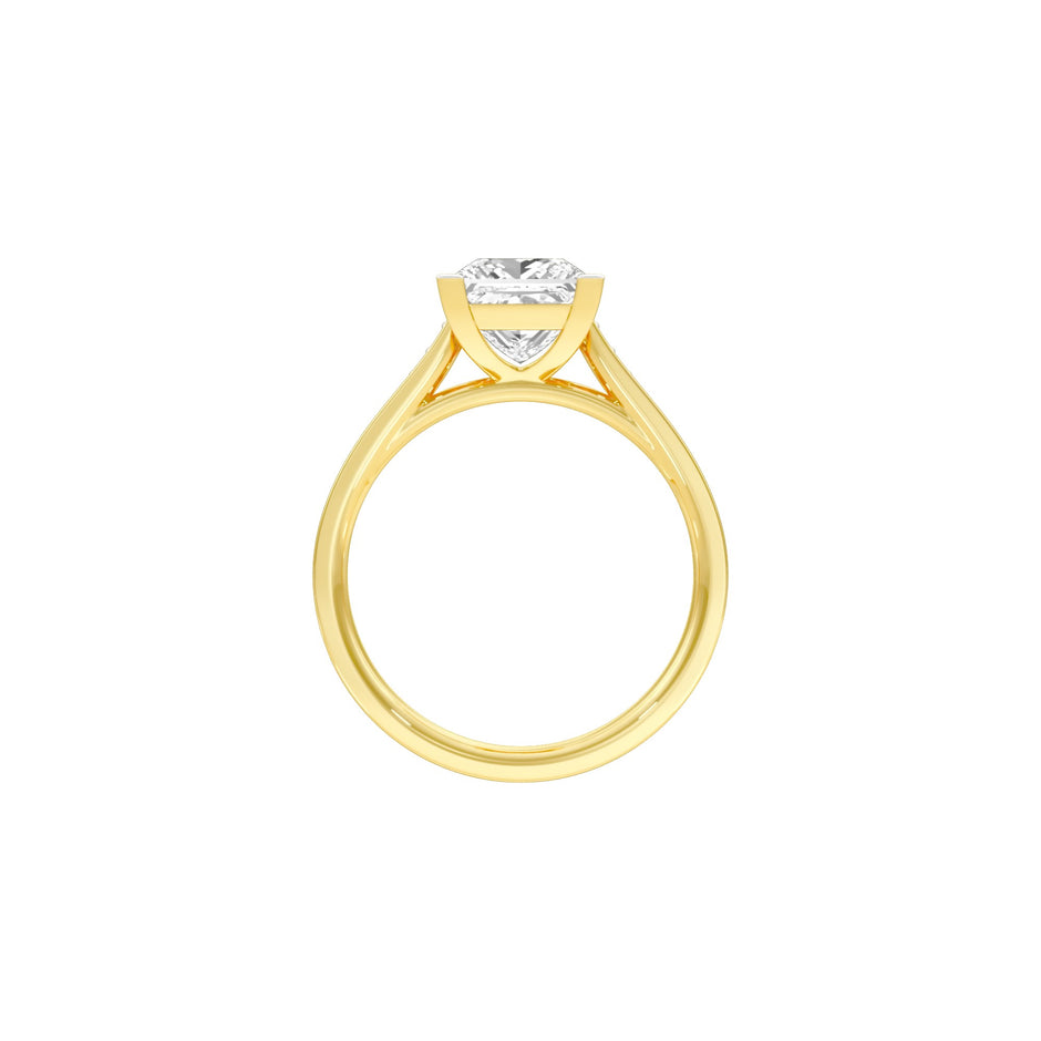 Heart's Desire Diamond Engagement Ring 18 KT / Yellow Gold / 22