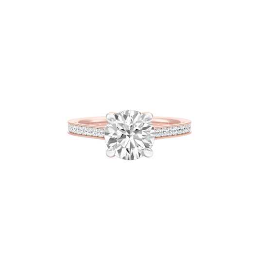 Love with You Diamond Engagement Ring 18 KT / Rose Gold / 22