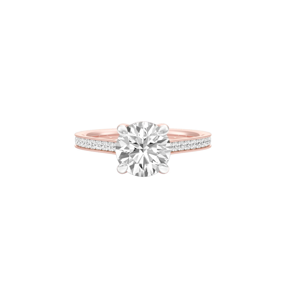 Love with You Diamond Engagement Ring 18 KT / Rose Gold / 22