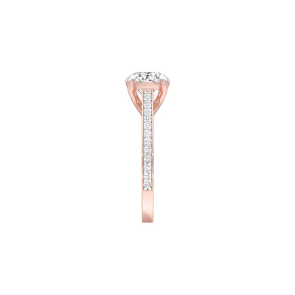 Love with You Diamond Engagement Ring 18 KT / Rose Gold / 22