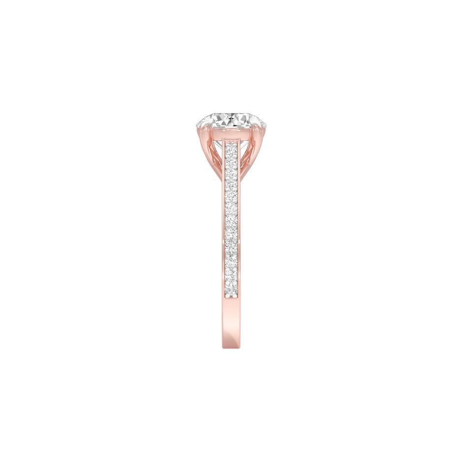 Love with You Diamond Engagement Ring 18 KT / Rose Gold / 22