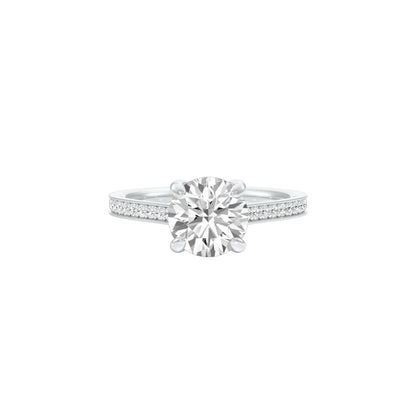 Love with You Diamond Engagement Ring 18 KT / White Gold / 22