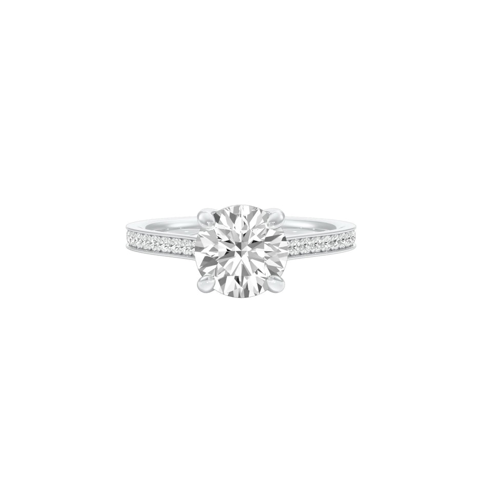 Love with You Diamond Engagement Ring 18 KT / White Gold / 22