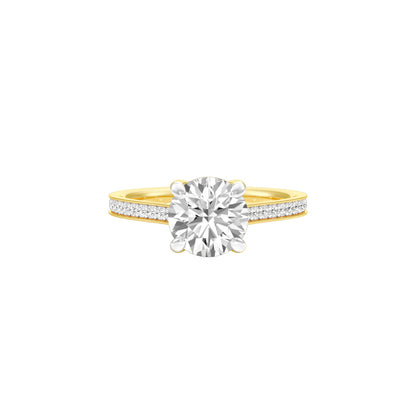 Love with You Diamond Engagement Ring 18 KT / Yellow Gold / 22