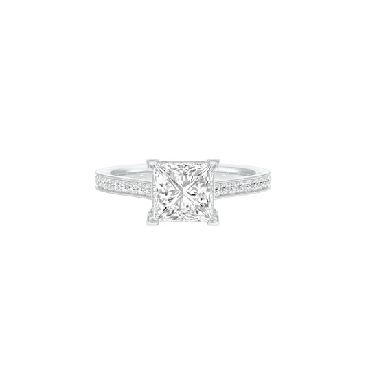 Wow Always Diamond Engagement Ring 18 KT / White Gold / 22