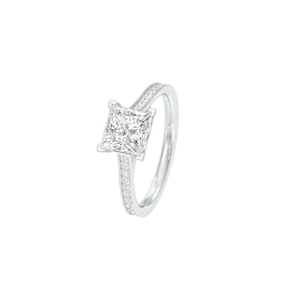 Wow Always Diamond Engagement Ring 18 KT / White Gold / 22