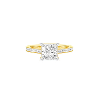 Wow Always Diamond Engagement Ring 18 KT / Yellow Gold / 22