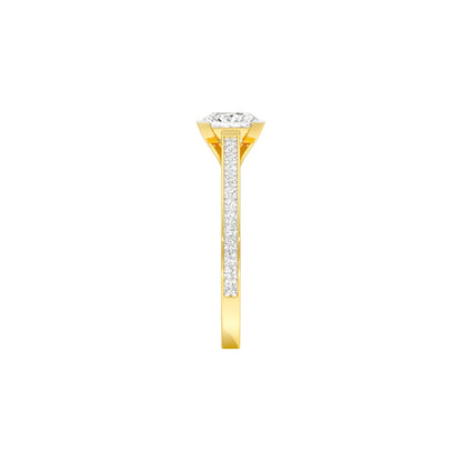 Wow Always Diamond Engagement Ring 18 KT / Yellow Gold / 22