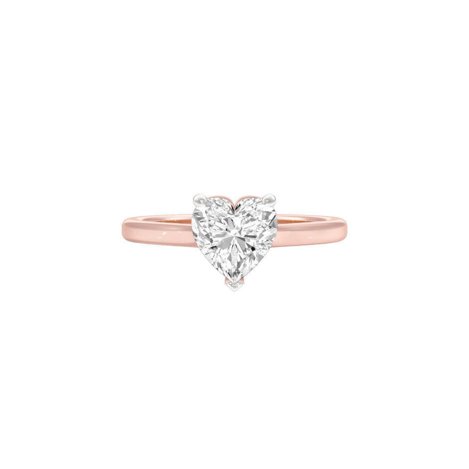Love at First Sight Diamond Engagement Ring 18 KT / Rose Gold / 22