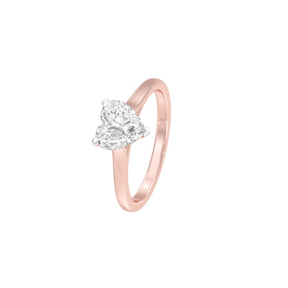 Love at First Sight Diamond Engagement Ring 18 KT / Rose Gold / 22