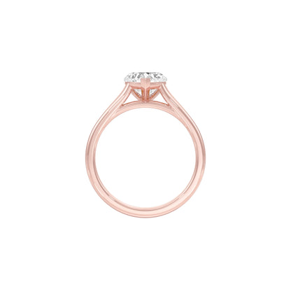 Love at First Sight Diamond Engagement Ring 18 KT / Rose Gold / 22