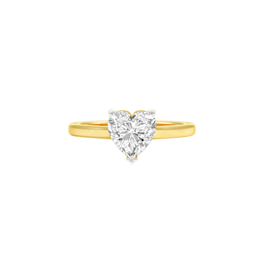 Love at First Sight Diamond Engagement Ring 18 KT / Yellow Gold / 22