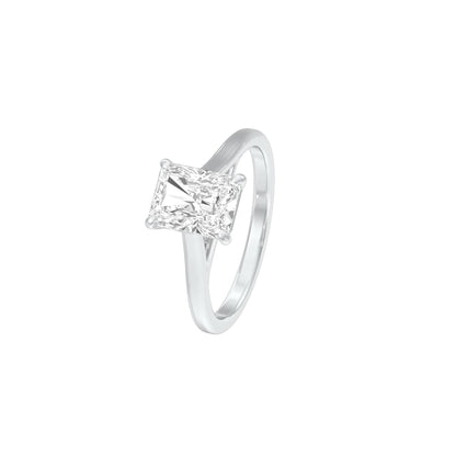 Forever Speechless Diamond Engagement Ring 18 KT / White Gold / 22