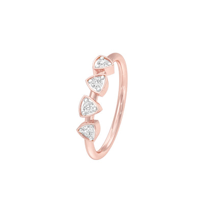 Morning Glow Diamond Ring 18 KT / Rose Gold / 22