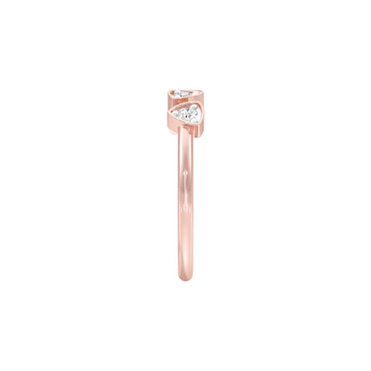 Morning Glow Diamond Ring 18 KT / Rose Gold / 22