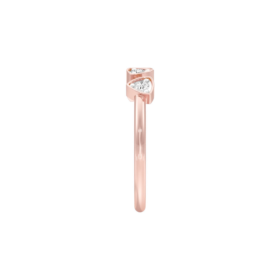 Morning Glow Diamond Ring 18 KT / Rose Gold / 22