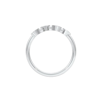 Morning Glow Diamond Ring 18 KT / White Gold / 22