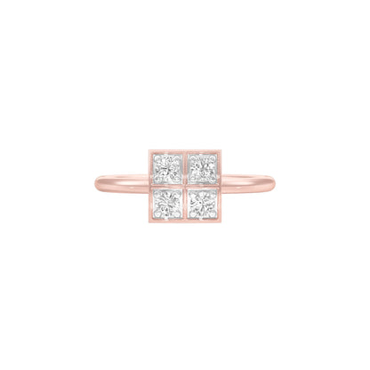 Polished Glow Diamond Ring 18 KT / Rose Gold / 22