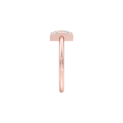 Polished Glow Diamond Ring 18 KT / Rose Gold / 22