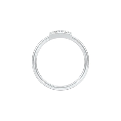 Polished Glow Diamond Ring 18 KT / White Gold / 22