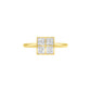 Polished Glow Diamond Ring 18 KT / Yellow Gold / 22