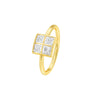 Polished Glow Diamond Ring 18 KT / Yellow Gold / 22
