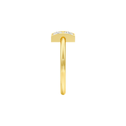 Polished Glow Diamond Ring 18 KT / Yellow Gold / 22