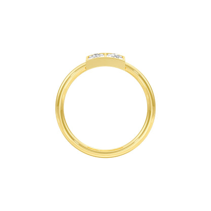 Polished Glow Diamond Ring 18 KT / Yellow Gold / 22