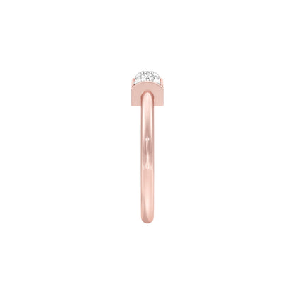 Powerful Spark Diamond Ring 18 KT / Rose Gold / 22
