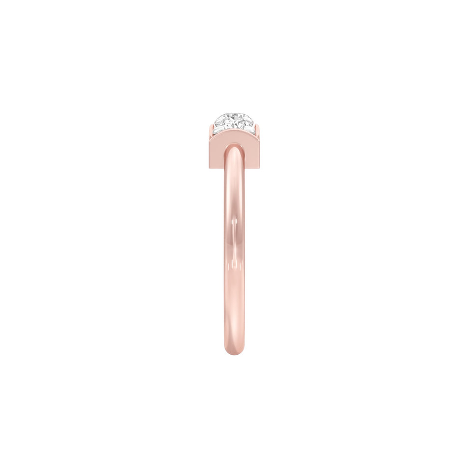 Powerful Spark Diamond Ring 18 KT / Rose Gold / 22