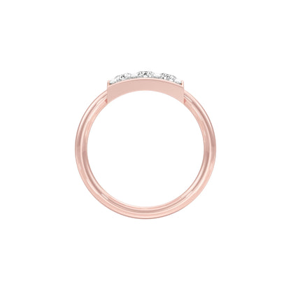 Powerful Spark Diamond Ring 18 KT / Rose Gold / 22